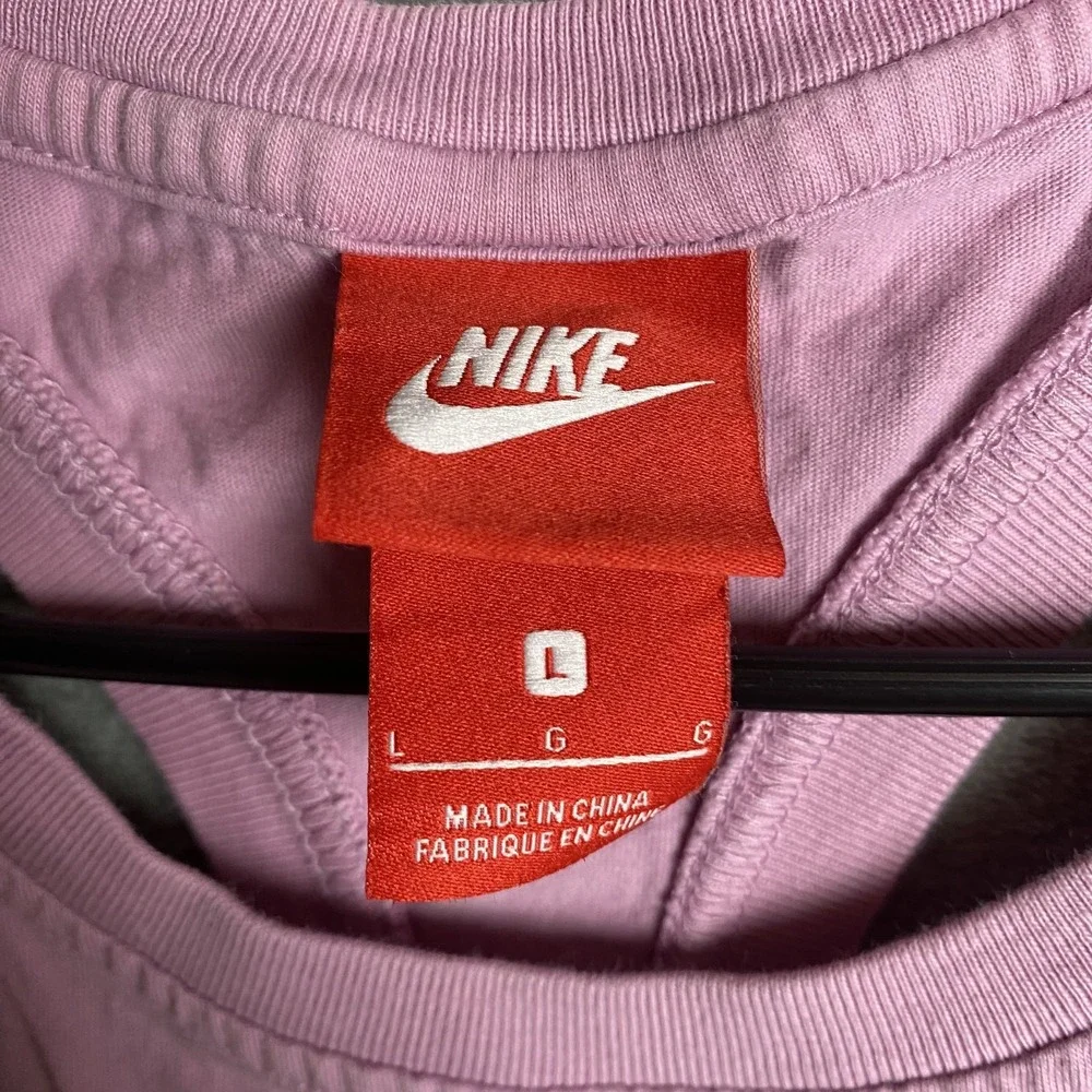 Nike Women's Large Pink Graphic Tank Top Sleeveless Activewear